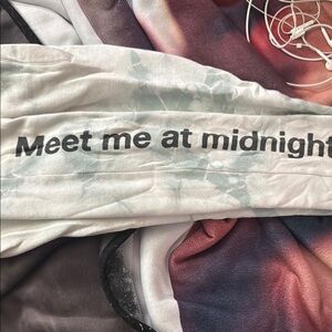 Taylor Swift green and white tie dye midnights sweatpants